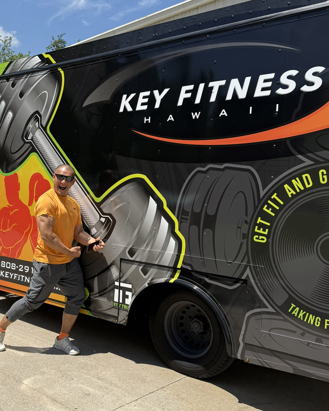 FitTruk mobile gym by Key Fitness Hawaii at Hi Fit Expo Honolulu